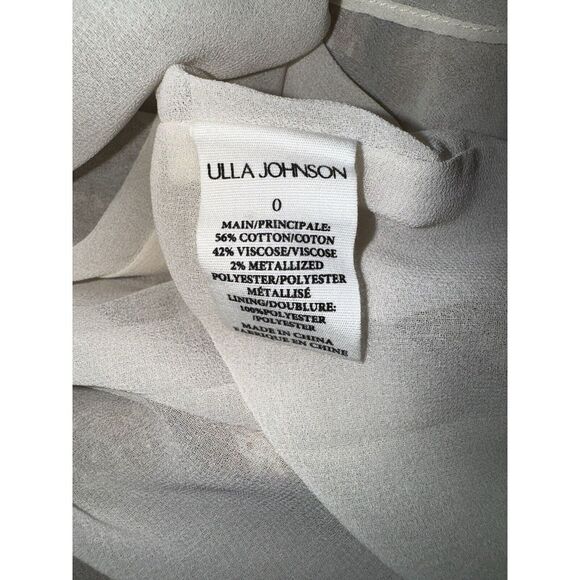 Ulla Johnson MAJA Long Sleeve Ruffled Bohemian Mini Dress Size 0 - Picture 9 of 14